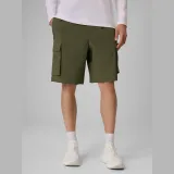 Pánské casual cargo šortky - khaki · záber 2