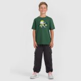 T-shirt regular s vianočnou potlačou chlapčenský - zelený · záber 2