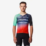 VAN RYSEL Oficiálny cyklistický dres RCR-F DECATHLON CMA CGM krátky rukáv XS · záber 1