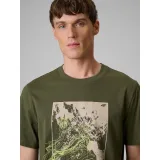 Pánské tričko s krátkým rukávem 4F TSHIRT M2825-43S-KHAKI · záber 5