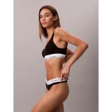 Dámske nohavičky CALVIN KLEIN Thong Icon Cotton Modal black · záber 3