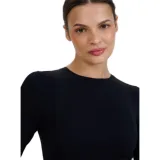 Dámské tréninkové tričko s dlouhým rukávem 4F LONGSLEEVE FNK F403-20S-DEEP BLACK · záber 3