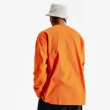 DECATHLON Pánske tričko s grafickým dizajnom Lifetech oranžové M · záber 2