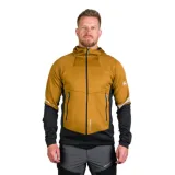 Pánská turistická mikina se zipem NORTHFINDER KEVIN-579-mustardblack · záber 1