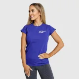Dámske fitness tričko Iron Aesthetics Fit, modré · záber 2
