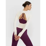 Dámské tréninkové tričko s dlouhým rukávem 4F LONGSLEEVE FNK F403-11S-OFF WHITE · záber 2