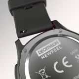 DECATHLON Vymeniteľný remienok na hodinky W100 čierny bez · záber 2