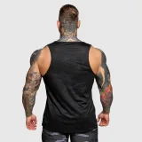 Pánske funkčné tielko Iron Aesthetics Camo Mesh, čierne · záber 2