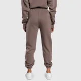 Dámske oversized tepláky Iron Aesthetics Simone, hnedé · záber 4