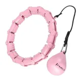HMS Masážní hula hoop HHW02 se závažím růžová (VÝPRODEJ) · záber 1