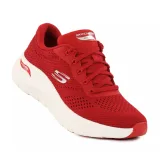 Dámska rekreačná obuv SKECHERS Arch Fit 2.0 Big League W red white · záber 4