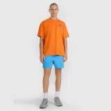 Pánské oversize tričko s potiskem - oranžové · záber 2