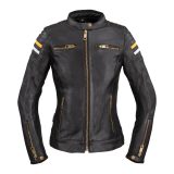 Dámska kožená moto bunda W-TEC Stripe Lady - Veľkosť: XL · záber 1