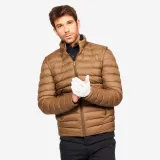 INESIS Pánska golfová prešívaná bunda CW900 Heatflex hnedá 2XL · záber 1