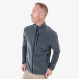 QUECHUA Pánska fleecová turistická mikina MH500 sivá XL · záber 1