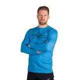 Pánske turistické tričko s dlhým rukávom NORTHFINDER DACSO-281blue · záber 2
