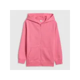 Dievčenská mikina so zipsom 4F JUNIOR SWEATSHIRT F2322-54S-PINK · záber 3