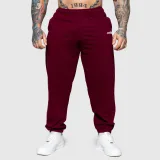 Oversized tepláky Iron Aesthetics Relaxed, bordové · záber 1