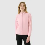Dámský fleece regular se stojáčkem - růžový · záber 1
