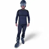 Pánské termo kalhoty BLIZZARD Mens long pants, anthracite neon yellow · záber 4