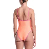 Női egyrészes fürdőruhák NIKE SWIM Ripple Texture PINK GLOW · záber 2