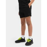 Chlapecké teplákové kraťasy 4F JUNIOR SHORTS CAS M048-20S-DEEP BLACK · záber 2