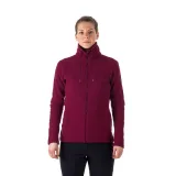 Dámská zateplená turistická mikina se zipem NORTHFINDER BETHANY -510-cherry · záber 2