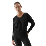 Dámské tréninkové tričko s dlouhým rukávem 4F LONGSLEEVE FNK-AW23TFLOF153-22S-ANTHRACITE · záber 1