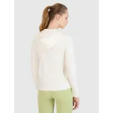 Dámská tréninková mikina se zipem 4F SWEATSHIRT FNK F467-11S-OFF WHITE · záber 3
