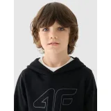 Chlapecká mikina s kapucí 4F JUNIOR SWEATSHIRT-JWMM00TSWSM1292-21S-BLACK · záber 5