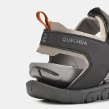 QUECHUA Pánske turistické sandále NH100 sivé 47 · záber 2