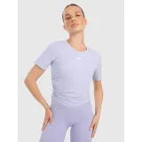 Dámské tréninkové tričko s krátkým rukávem 4F TSHIRT FNK F1524-WAW25TFTSF1524-34S-LIGHT BLUE · záber 2