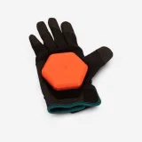DECATHLON Rukavice Gloves 500 na longboard a freeride čierno-oranžové M · záber 1
