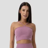 Спортен сутиен FLO Halter Bra Violet - GymBeam · záber 1