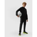Chlapecká zateplená tréninková mikina se zipem 4F JUNIOR SWEATSHIRT FNK-JAW23TFSWM205-20S-DEEP BLACK · záber 4