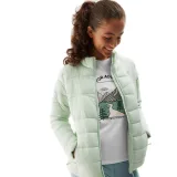 Dívčí bunda 4F JUNIOR DOWN JACKET-JAW23TDJAF219-42S-LIGHT GREEN · záber 2
