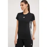 Dámske tréningové tričko s krátkym rukávom ADIDAS HYGLM T BLACK WHITE · záber 2