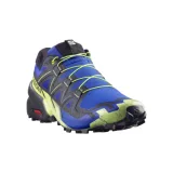 Pánska bežecká trailová obuv SALOMON Speedcross 6 M bluing black acid lime · záber 1