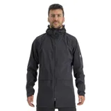 Pánská cyklistická bunda s kapucí SPORTFUL Metro hardshell, black · záber 1