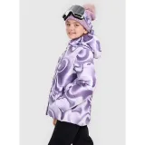 Dievčenská lyžiarska bunda 4F JUNIOR TECHNICAL JACKET F0826-4FJWAW25TTJAF0826-90A-MULTICOLOUR ALLOVER · záber 3