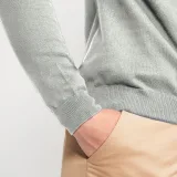INESIS Dámsky golfový pulóver CW100 s výstrihom do V sivý L · záber 2