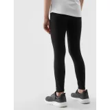 Dievčenské legíny 4F JUNIOR TIGHTS-JWSS24TTIGF130-20S-DEEP BLACK · záber 4