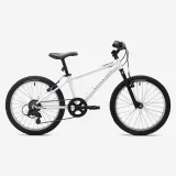 ROCKRIDER Detský horský bicykel ST 120 20-palcový 6-9 rokov bielo-oranžový 20" · záber 1