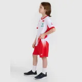 Dětské zápasové šortky replika 4F x Polska Siatkówka - červené · záber 2