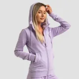 GymBeam Dámská mikina se zipem Limitless Lavender - Velikost: XS | Barva: fialová | Pohlavie: Dámské | Hmotnost: 0,44 kg | Balení: 42 · záber 7