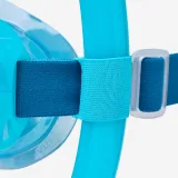 DECATHLON Šnorchlovacia sada 100 Comfort Drytop s ochranou proti zahmlievaniu tyrkysová M · záber 2