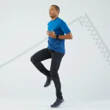 KIPRUN Pánske bežecké nohavice Run 500 Light ľahké čierne M (W32 L33) · záber 2