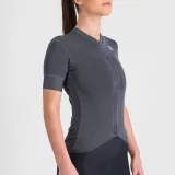 Dámský cyklistický dres s krátkým rukávem SPORTFUL Monocrom w jersey, anthracite · záber 4