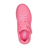 Dívčí rekreační obuv SKECHERS Uno Lite K neon pink · záber 4