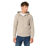Pánska mikina so zipsom VOLCANO B-LERMO-102-BEIGE · záber 1
